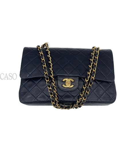 borsa chanel blu vintage|Chanel Borsa a Tracolla Vintage in Pelle Col. Blu .